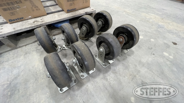 (2) Caster Wheel Sets